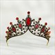 Regal Red Crystal Queen Tiara