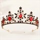 Regal Red Crystal Queen Tiara