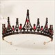 Regal Red Crystal Queen Tiara