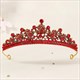 Regal Red Crystal Queen Tiara
