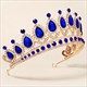 Baroque Rhinestone Tiara Bridal Hair Jewelry Crown