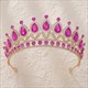 Baroque Rhinestone Tiara Bridal Hair Jewelry Crown