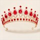 Baroque Rhinestone Tiara Bridal Hair Jewelry Crown