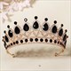 Baroque Rhinestone Tiara Bridal Hair Jewelry Crown