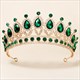 Baroque Rhinestone Tiara Bridal Hair Jewelry Crown
