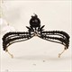 Black Tiara For Royal Occasions