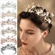 Baroque Pearl Tiara With Butterfly Hairband
