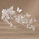 Baroque Pearl Tiara With Butterfly Hairband