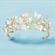 Baroque Pearl Tiara With Butterfly Hairband