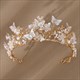 Baroque Pearl Tiara With Butterfly Hairband