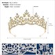 Sparkling Alloy Tiara For Bridal Elegance