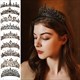 Rhinestone Baroque Tiaras For Brides And Halloween