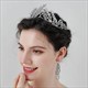 Cubic Wedding Crown With Sparkling Crystal Details