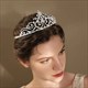 Cubic Wedding Crown With Sparkling Crystal Details