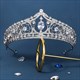 Cubic Wedding Crown With Sparkling Crystal Details