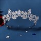 Cubic Wedding Crown With Sparkling Crystal Details