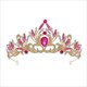 Black Baroque Rhinestone Bridal Tiara Crown